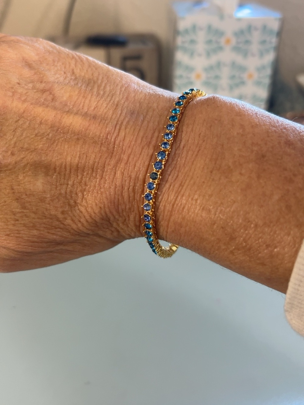 Brook & York Isabella Birthstone Ombré Tennis Bracelet